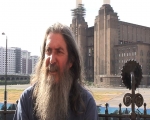 Still image from Battersea Power Station Interview with Brian Barnes